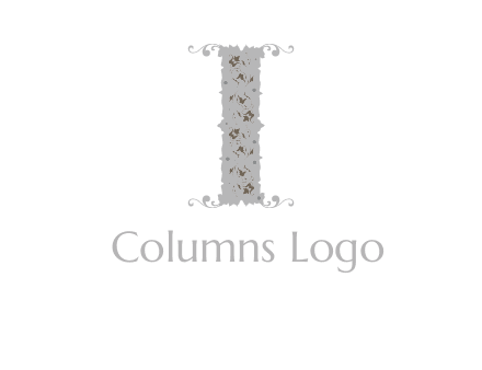 floral column logo