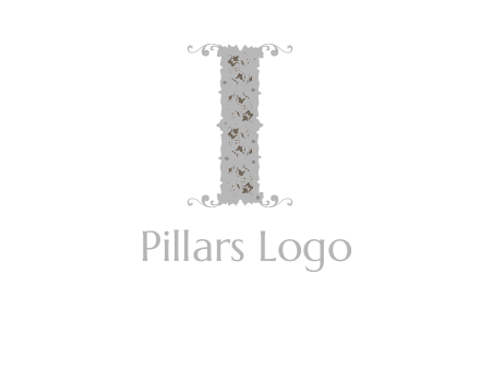 floral column logo