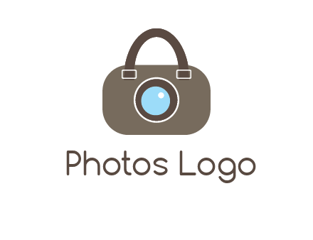 camera lens merged with beg logo