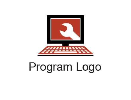 wrench in laptop logo