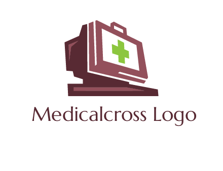 computer merged with medical beg logo