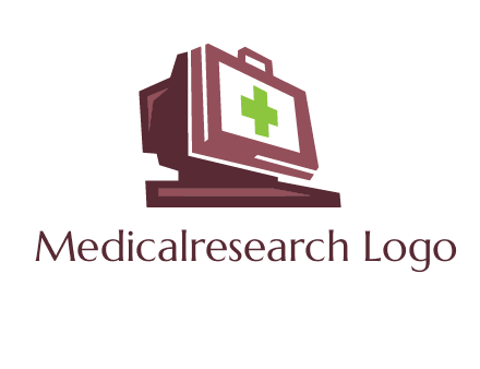 computer merged with medical beg logo