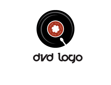 music disk on player logo