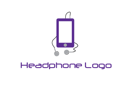 mobile with headphone icon