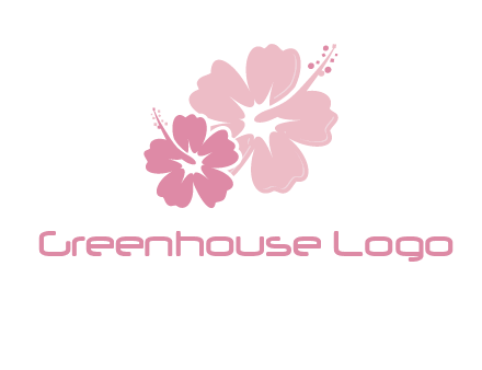 hibiscus flowers logo