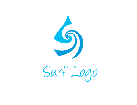 water drop cleaning logo