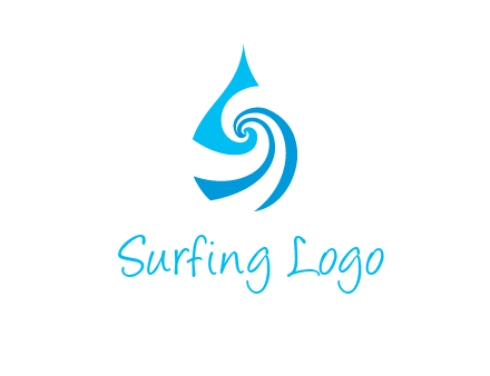 water drop cleaning logo