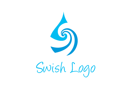 water drop cleaning logo