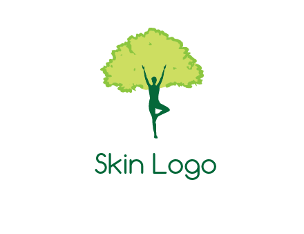 person with tree logo