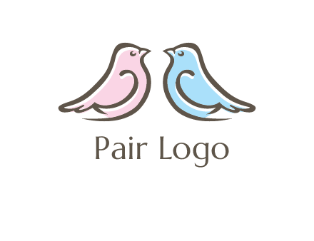 abstract birds logo