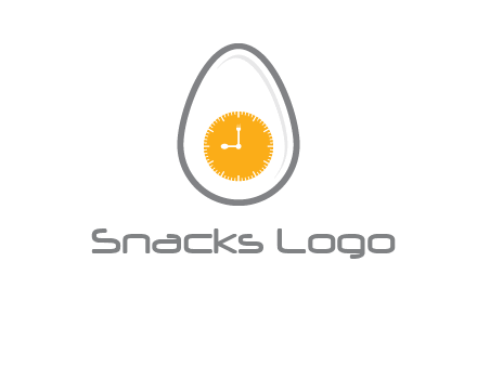 clock in the egg logo