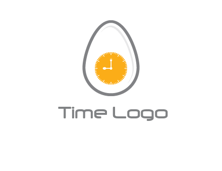 clock in the egg logo