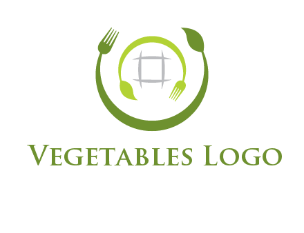 leaf and fork logo