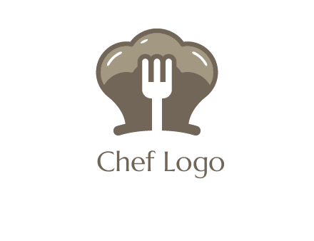 fork in chef hat logo