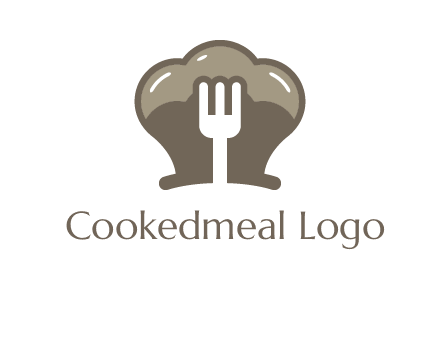 fork in chef hat logo