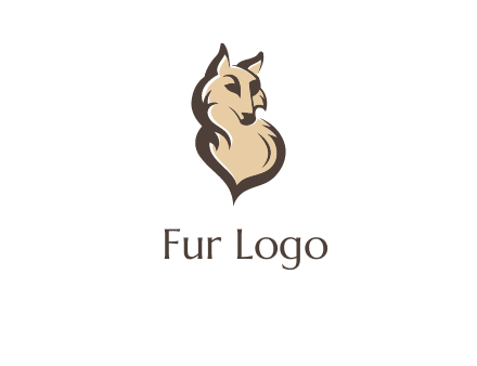 abstract foxy logo