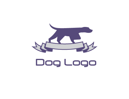 dog pointing logo