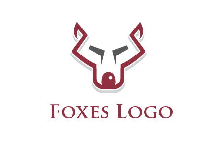 wolf face outline logo