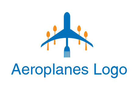 fork spoon plane travel & hospitality logo