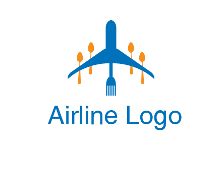 fork spoon plane travel & hospitality logo