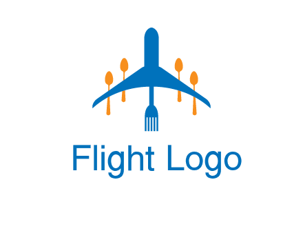 fork spoon plane travel & hospitality logo