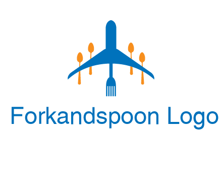 fork spoon plane travel & hospitality logo