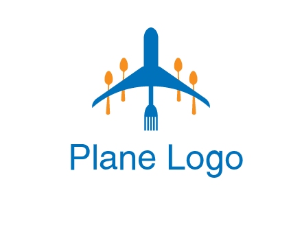 fork spoon plane travel & hospitality logo