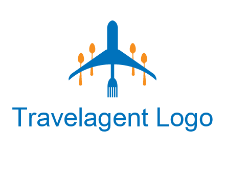 fork spoon plane travel & hospitality logo