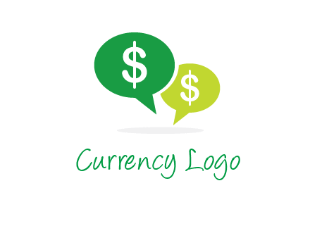 dollar sign in speech bubble icon