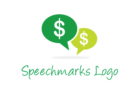 dollar sign in speech bubble icon