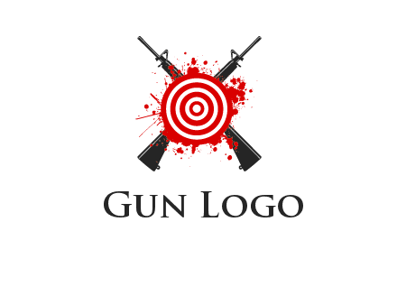 guns and target logo