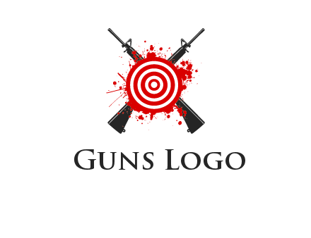 guns and target logo