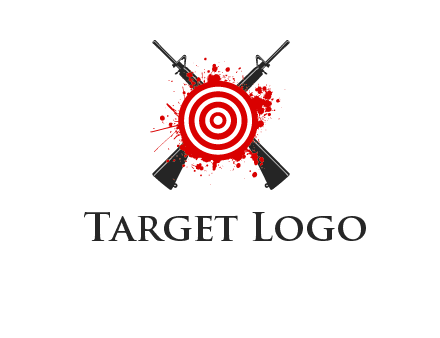 guns and target logo