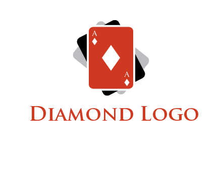 ace card of diamonds logo