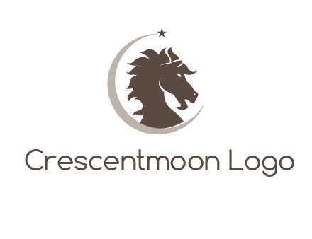 crescent horse logo