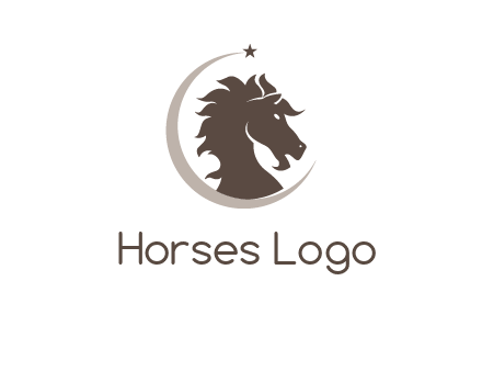 crescent horse logo