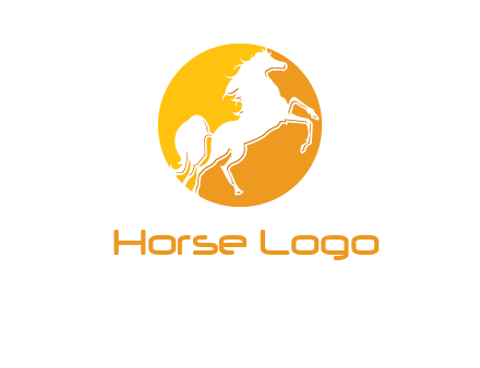 horse in a circle logo