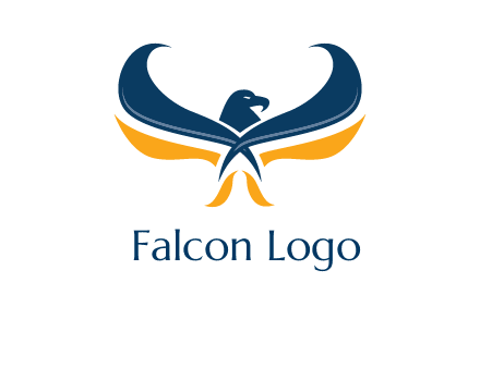 abstract eagle logo