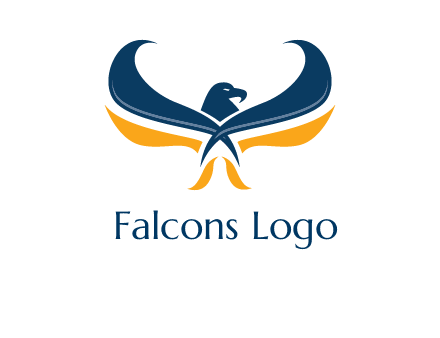 abstract eagle logo