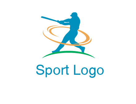 batsman sports logo