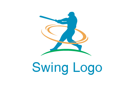 batsman sports logo