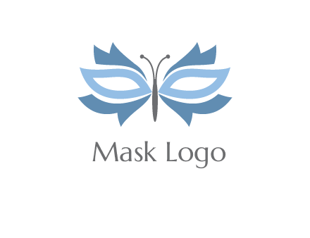 butterfly mask logo