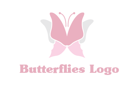 abstract butterfly logo