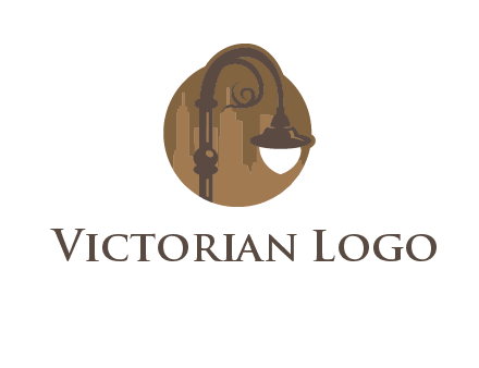 victorian street lamp icon