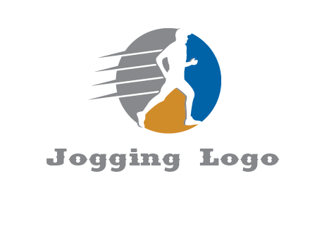 running in circle logo