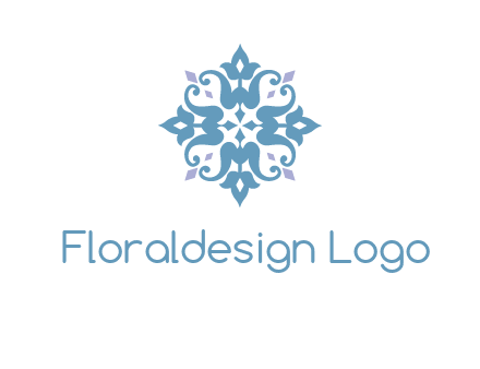 floral ornament logo