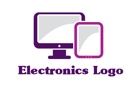 monitor and tablet logo