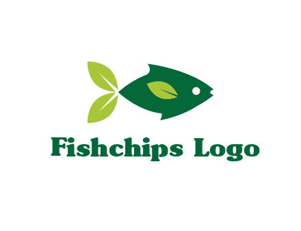 fish with leaves logo