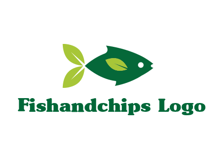 fish with leaves logo