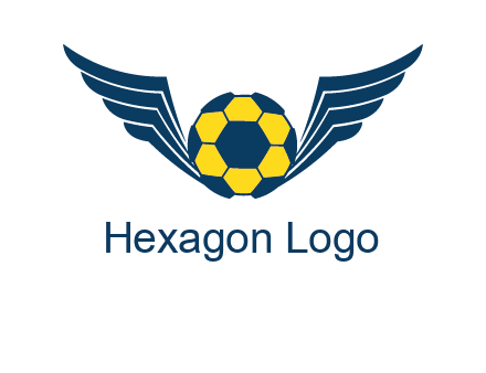 soccer ball with wings logo